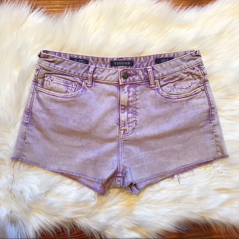 Vigoss Purple Wash💜Denim Shorts